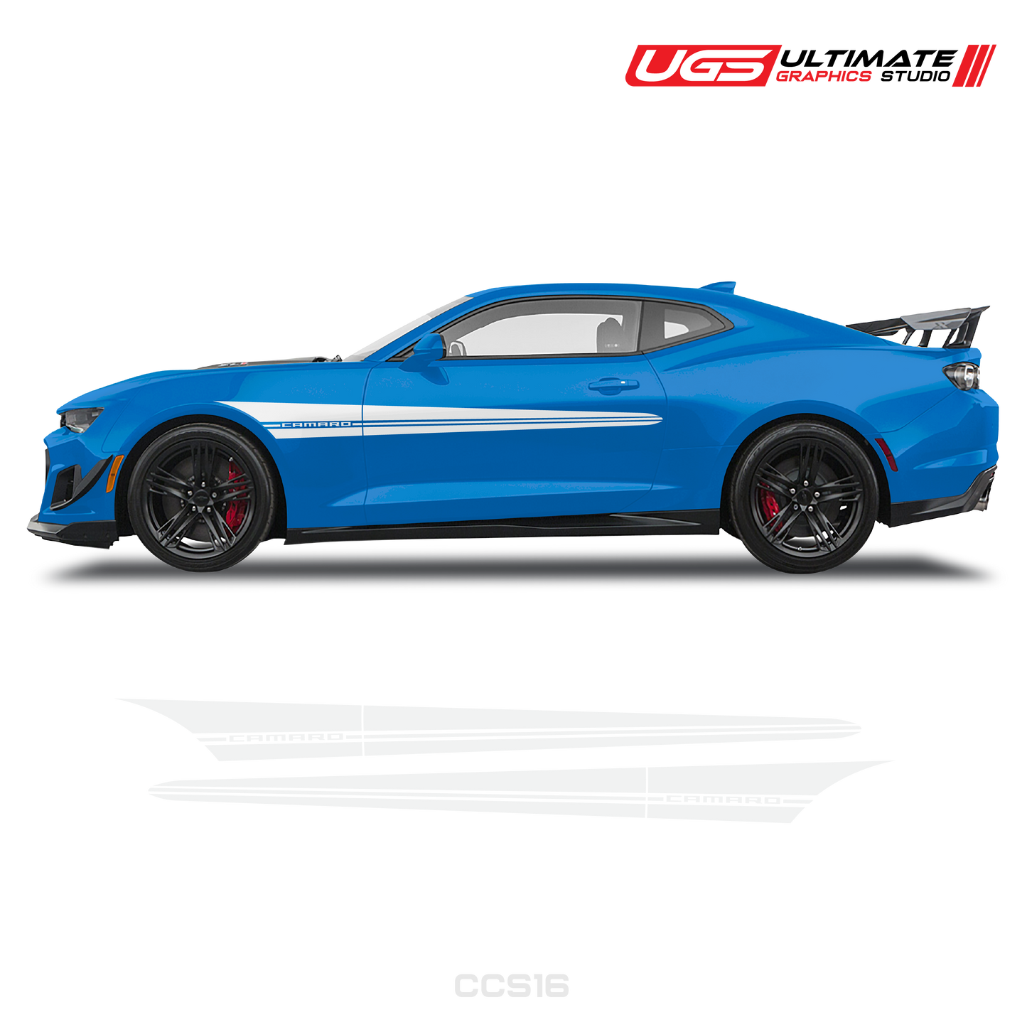 Chevrolet Camaro Side Racing Accent Stripes
