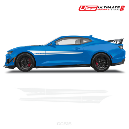 Chevrolet Camaro Side Racing Accent Stripes