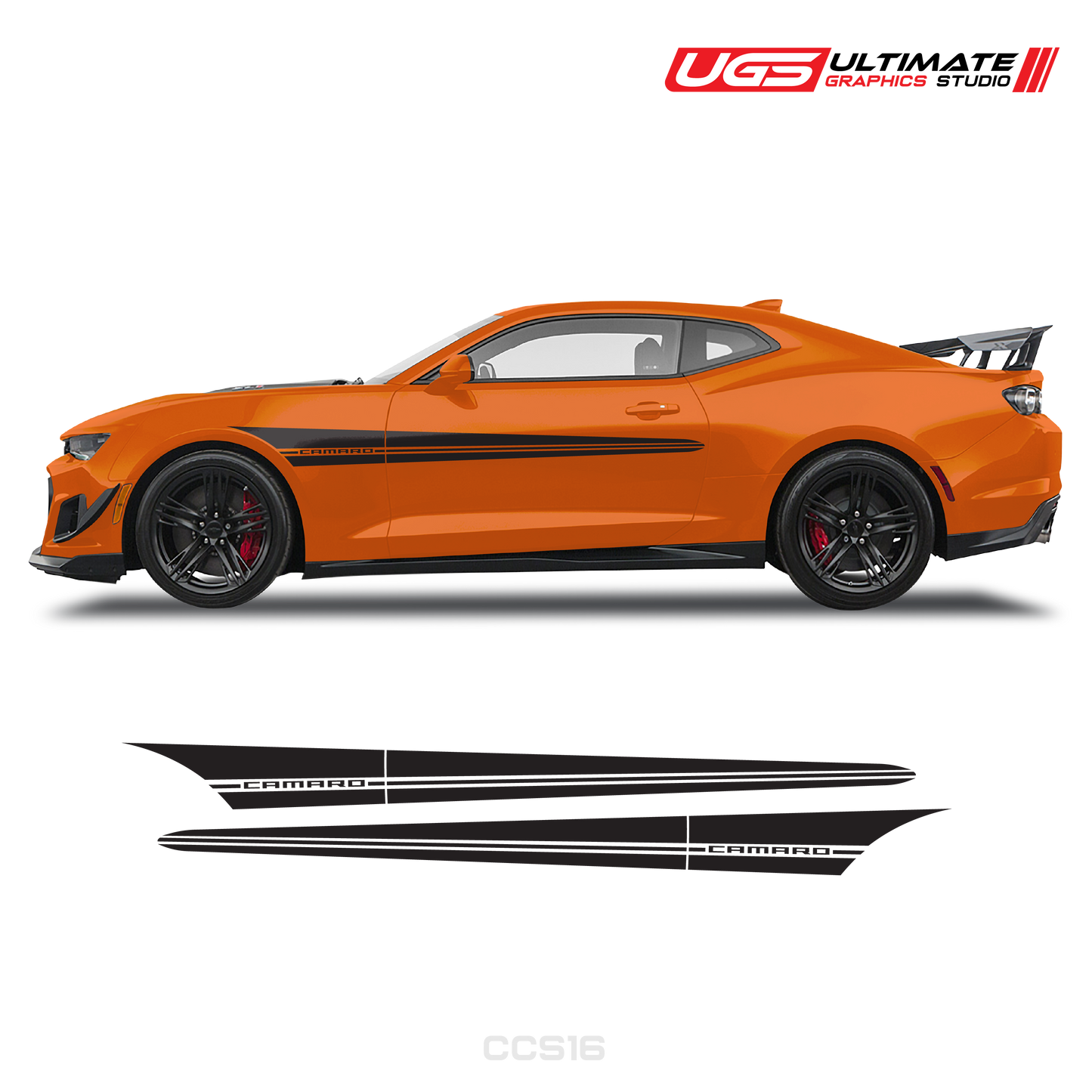 Chevrolet Camaro Side Racing Accent Stripes