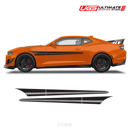 Chevrolet Camaro Side Racing Accent Stripes