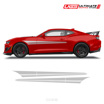 Chevrolet Camaro Side Racing Accent Stripes