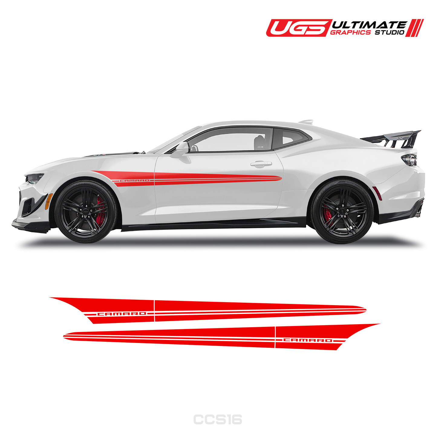Chevrolet Camaro Side Racing Accent Stripes