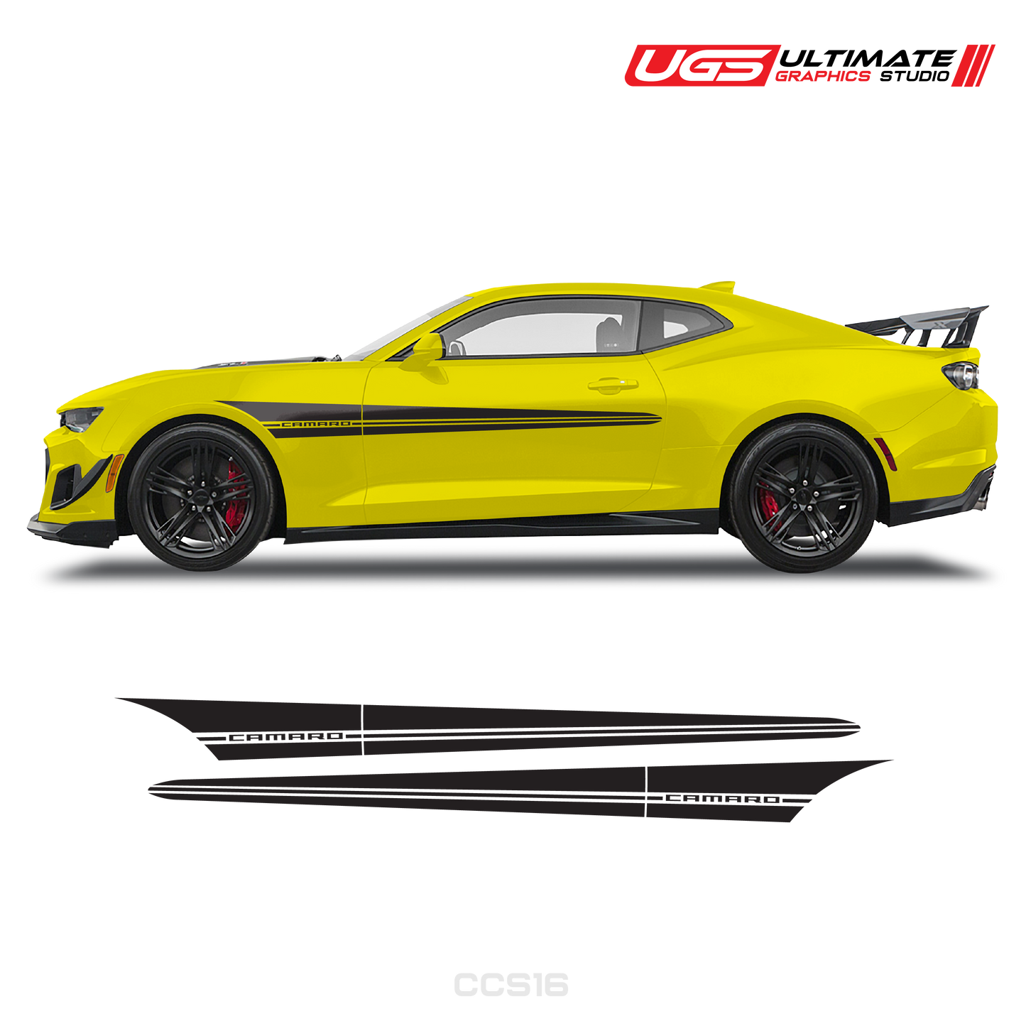 Chevrolet Camaro Side Racing Accent Stripes