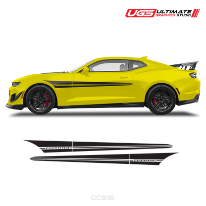 Chevrolet Camaro Side Racing Accent Stripes