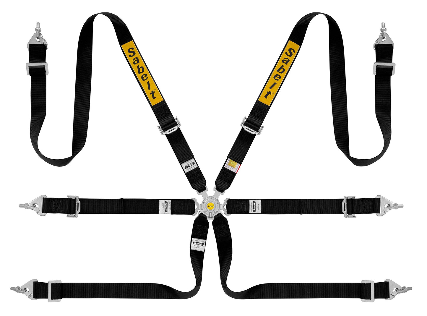 Sabelt Steel Saloon Rally 6-Point Harness