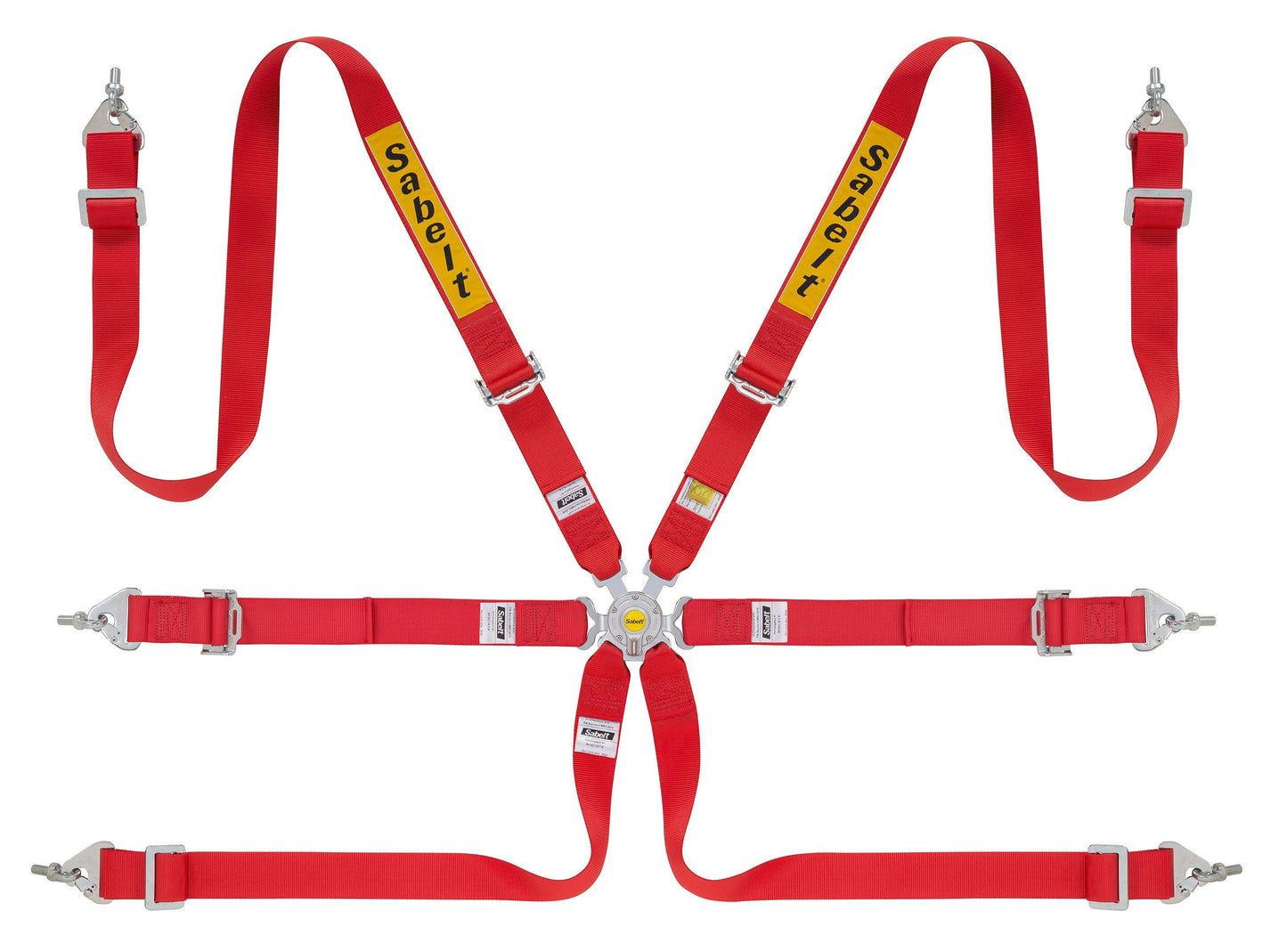 Sabelt Steel Saloon Rally 6-Point Harness