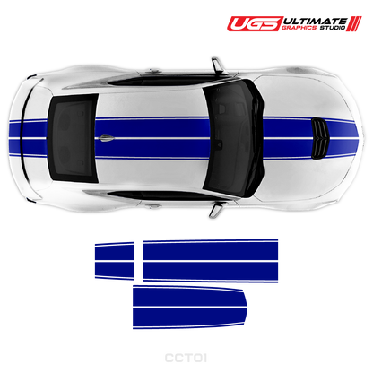 Chevrolet Camaro Top Double Stripes