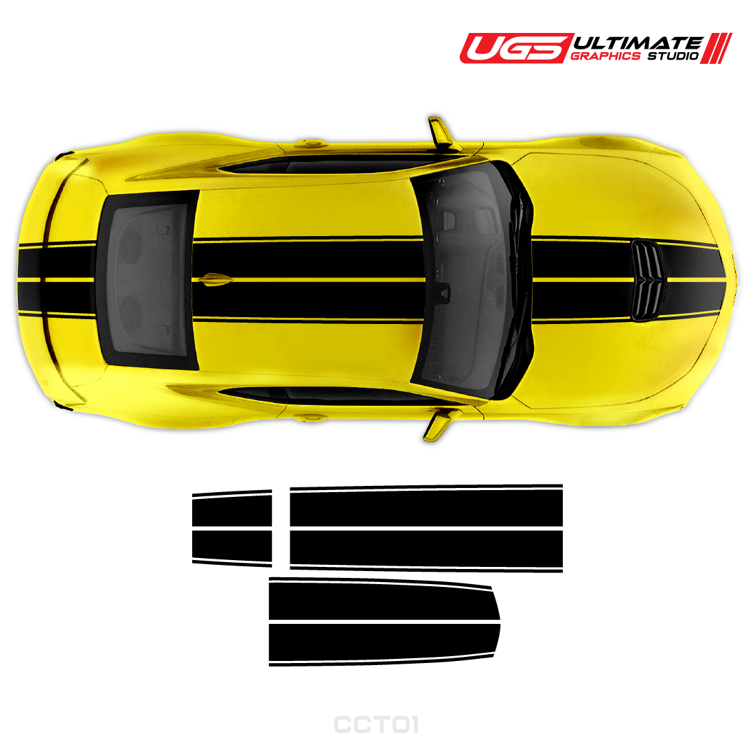 Chevrolet Camaro Top Double Stripes