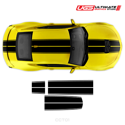 Chevrolet Camaro Top Double Stripes
