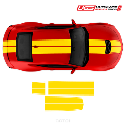 Chevrolet Camaro Top Double Stripes