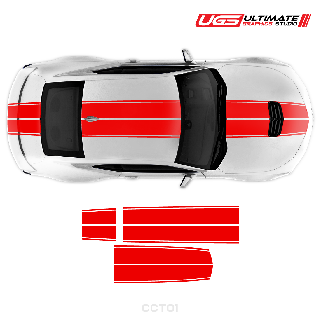 Chevrolet Camaro Top Double Stripes