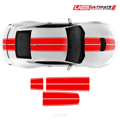 Chevrolet Camaro Top Double Stripes