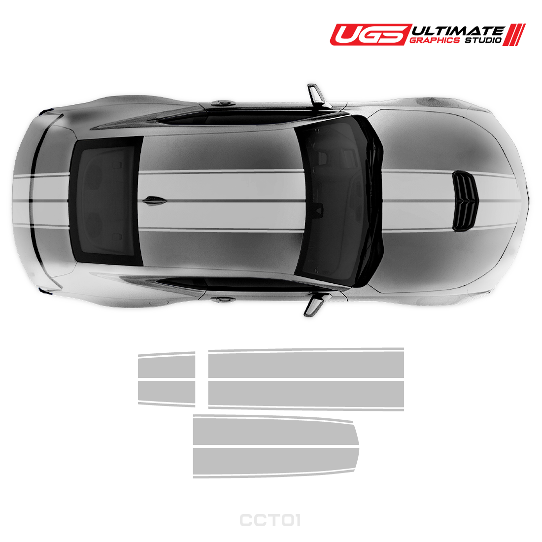 Chevrolet Camaro Top Double Stripes