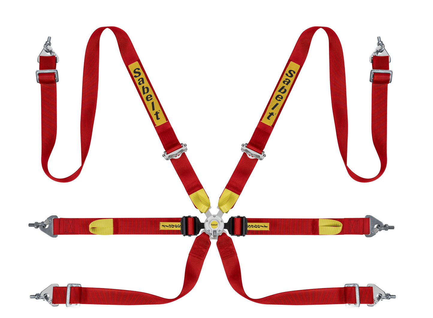 Sabelt Enduro Series Silver 6-Point Harness