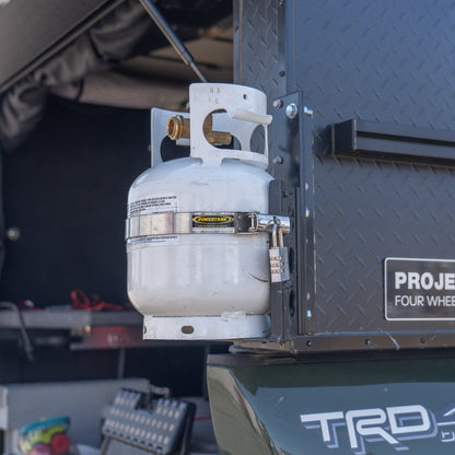 Teton LOCKER Propane Tank Bracket for 5 lb LP Bottle 8 in Diameter