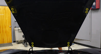 Titanium Hardware Hood Kit - Chevrolet Corvette C6 (2005-2013)