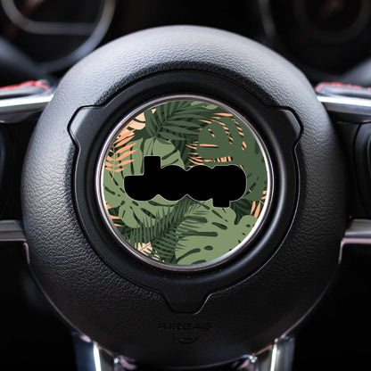 Floral Steering Wheel Decal for Jeep