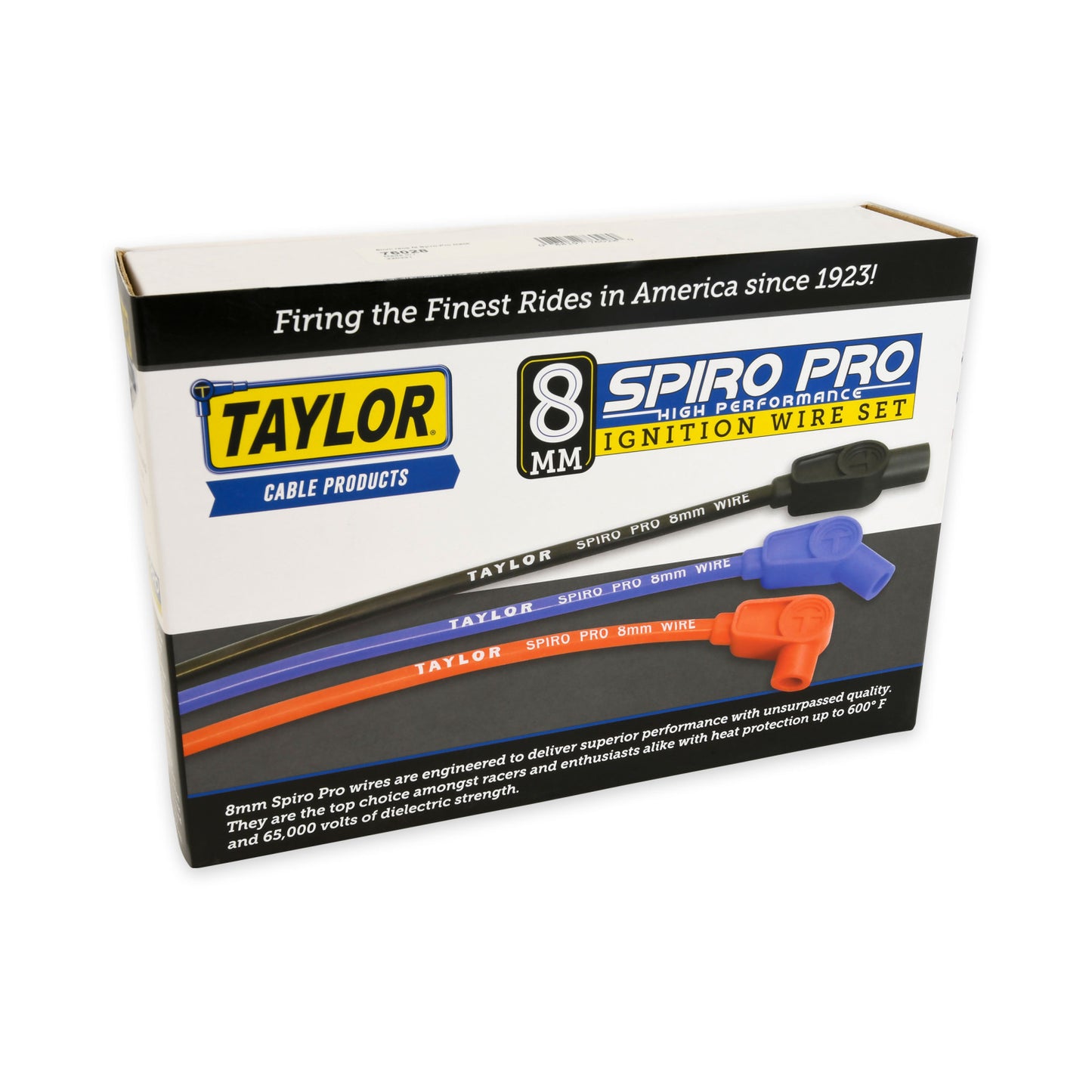 Taylor Cable 8mm race fit Spiro-Pro black 76030
