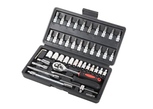 Course Motorsports 46 Piece 1/4" Drive Socket Wrench Set