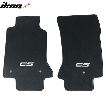 1997-2004 Chevrolet Corvette Car Floor Mats Carpet 2PC Nylon