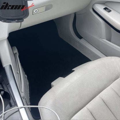 Car Floor Mat for 2010-16 Mercedes-Benz W212 E Class Black Carpet 4PC