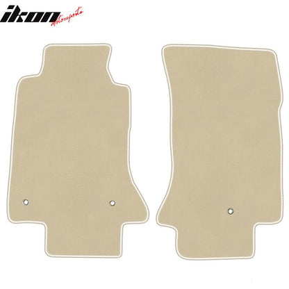2005-2013 Chevy Corvette C6 Car Floor Mats Carpet 2PC Nylon