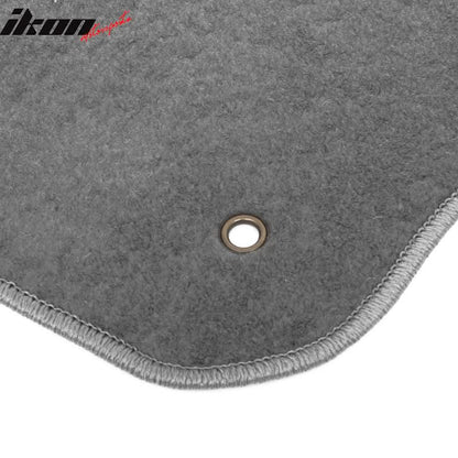 Car Floor Mat for 2010-2013 Mazda 3 Gray Carpet 4PC Nylon