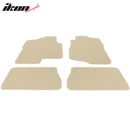 2007-2013 Chevrolet Silverado GMC Sierra Crew Cab Floor Mats 4PC Nylon