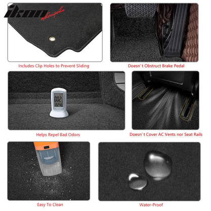 2011-2017 Honda Odyssey Car Floor Mats Carpet 3PC Nylon