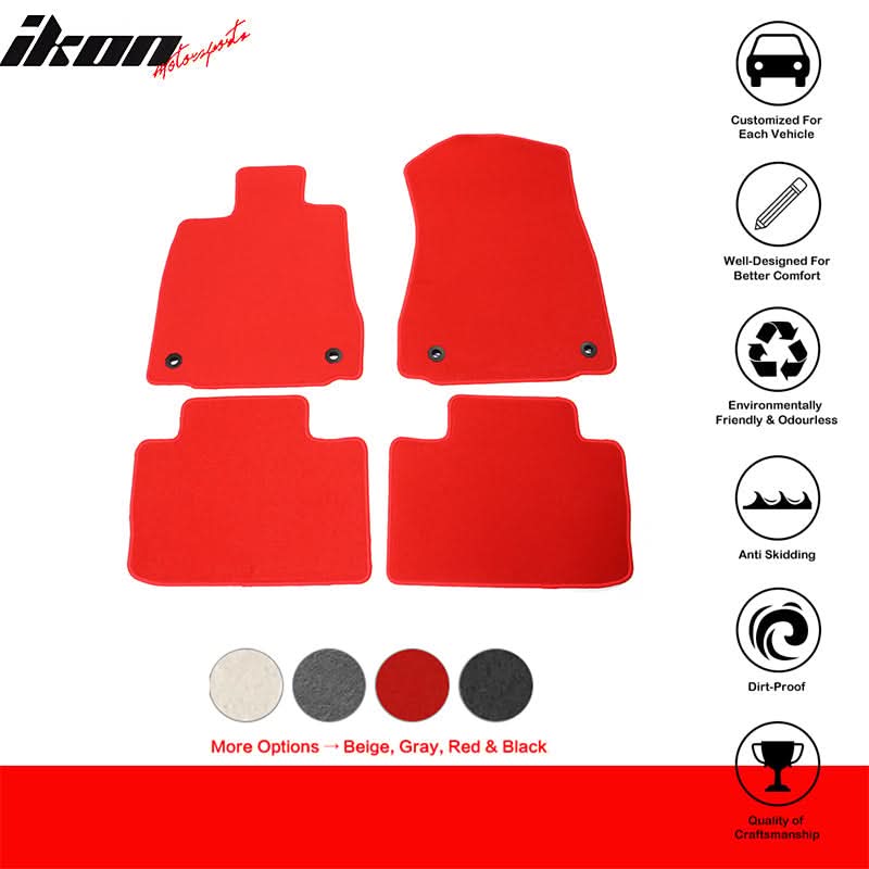 2014-2024 Lexus IS250 IS300 IS350 Nylon Floor Mats Liner Carpet OEM#