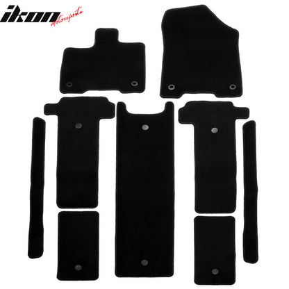 2021-2025 Toyota Sienna Floor Mats Liner Front Rear Carpets 9PC