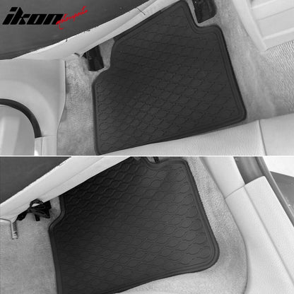 2012-18 BMW F30 3 Series & F80 M3 Sedan Heavy Duty Black Car Floor Mat