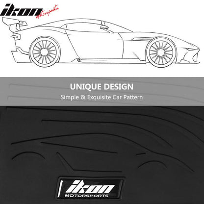 2016-2021 Honda Civic Latex Floor Mats Liner All Weather Carpets