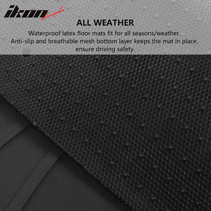 Car Floor Mat for 2011-14 Toyota Tacoma Extended Cab Latex All Weather
