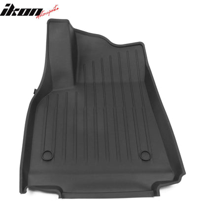 Car Floor Mat for 2020-24 Tesla Model Y 3D Black Carpets Injection TPE