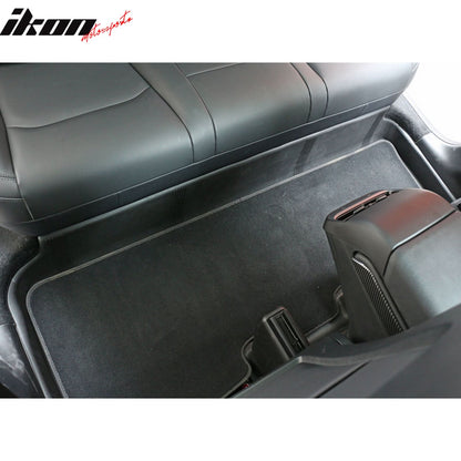 Car Floor Mat for 2017-2023 Tesla Model 3 Black Rear Anti-kick TPE