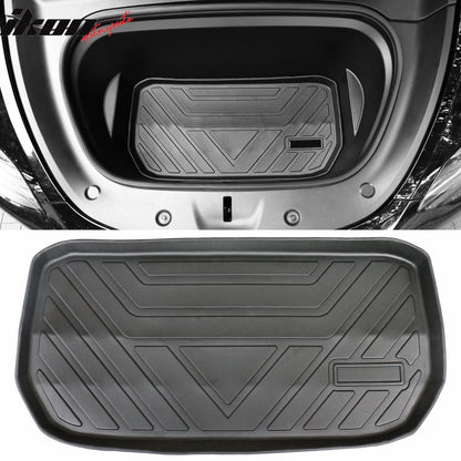 2020-2024 Tesla Model Y Black Trunk Mats Cargo Liner Injection TPE
