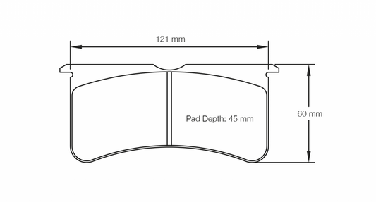 PAGID Racing Pagid Racing 8195 RST3 Compound Brake Pads 8195-RST3