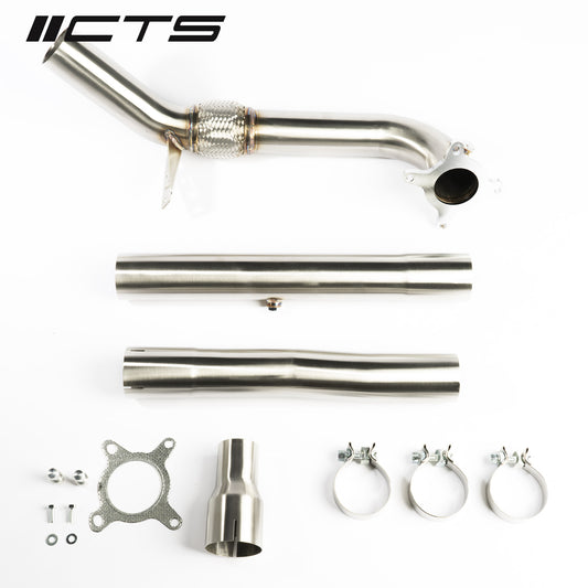 CTS Turbo MK1 VW Tiguan and 8U Audi Q3 1.8T/2.0T RACE Downpipe (2009-2017) CTS-EXH-DP-0003-T