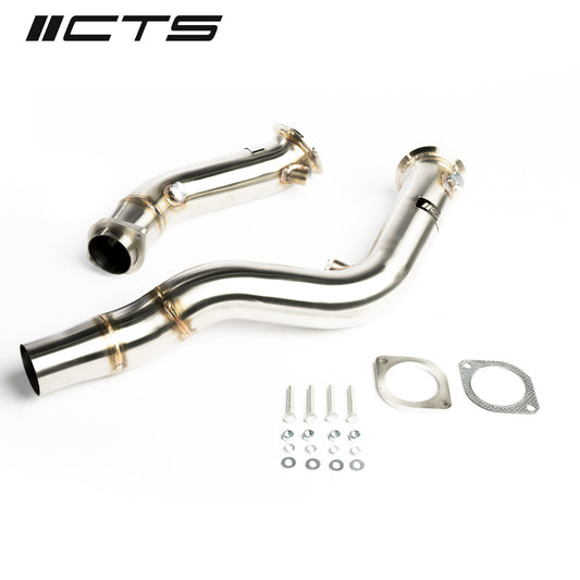 CTS Turbo 3" Stainless Steel Downpipe BMW S55 F80 F82 F87 M3/M4/M2 Competition CTS-EXH-DP-0025