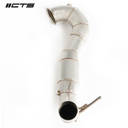 CTS Turbo 3.5" Downpipe High-Flow CAT for Mercedes-Benz M133 A45/CLA45/GLA45 AMG CTS-EXH-DP-0029-CAT