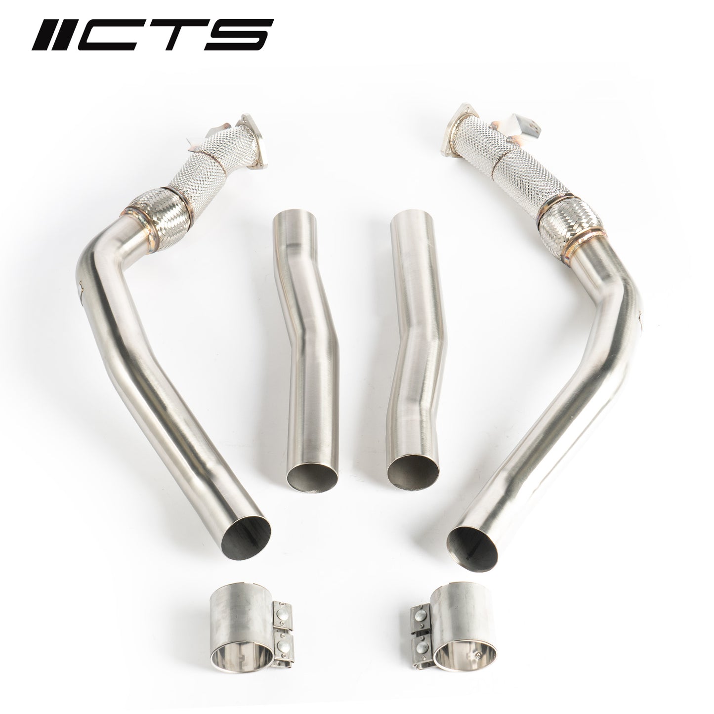 CTS Turbo C8 Audi RS6/RS7 4.0T Mid Pipes/Resonator Delete CTS-EXH-TP-0016