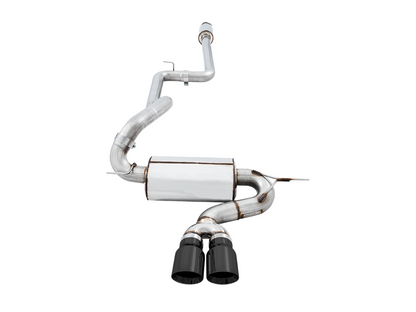 AWE Tuning Touring Edition Cat-back Exhaust for Ford Focus ST - Resonated - Diamond Black Tips 3020-33040