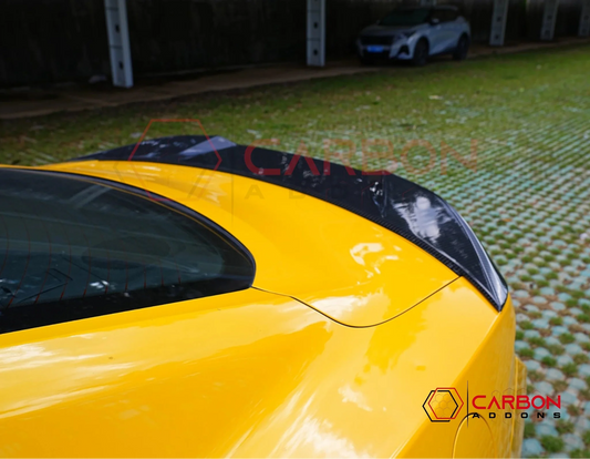 2024+ Ford Mustang (S650) GT & EcoBoost Carbon Fiber Duckbill Spoiler for  – Low Profile Gloss Carbon Wing