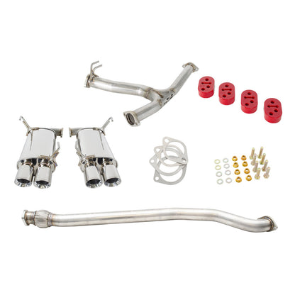 GrimmSpeed Catback Exhaust System - Un-Resonated - 2011-21 Subaru WRX/STI Sedan GRM070034