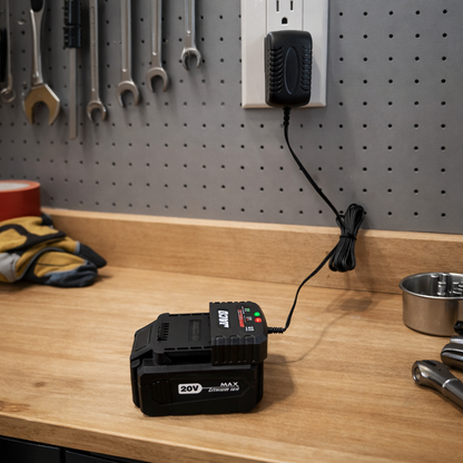 20V Cordless Tire Inflator Air Compressor | with 3.0Ah Max Lithium-Ion Battery
