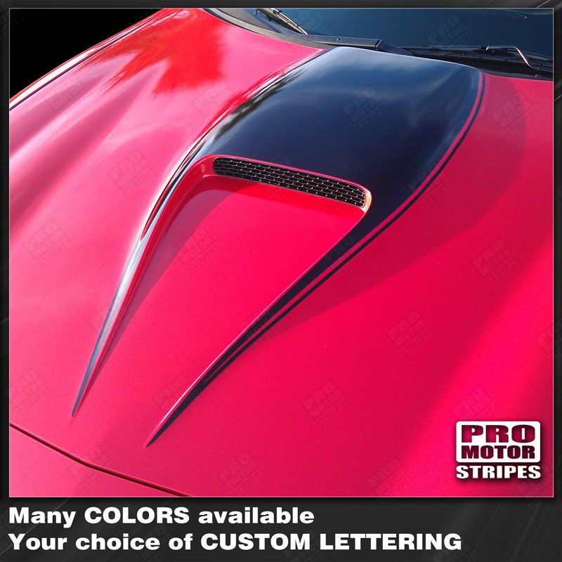 Chevrolet Camaro 1998-2002 Manta Ray Hood Scoop and Rear Stripes