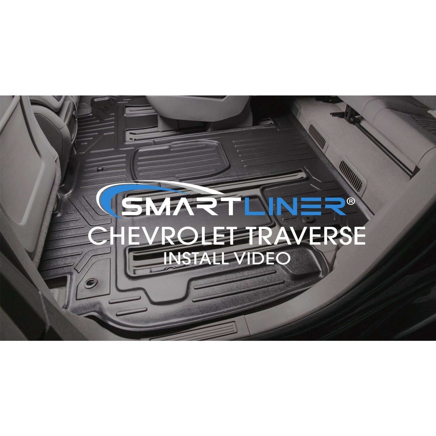 SMARTLINER Floor Liners for 2024-2026 GMC Acadia/Chevrolet Traverse/Buick Enclave (2nd Row Bench)s