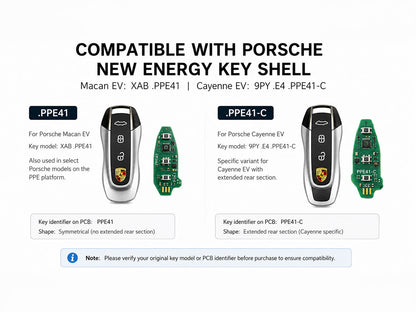 AutoTecknic Painted Key Remote Trim - Porsche Macan EV / Cayenne EV