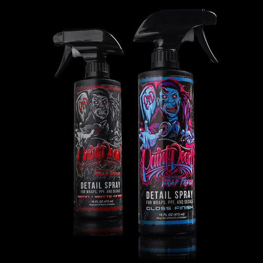 Paint Is Dead Official Detail Spray by Wrap Fresh - Combo Kit - Satin / Matte and Gloss with Towels